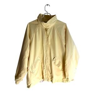 Vntg 90s Buttercream Yellow Light Jacket Medium Koret City Blues | 90s Throwback